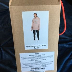 VS Pink campus hoodie and leggings (SOLD on fb )